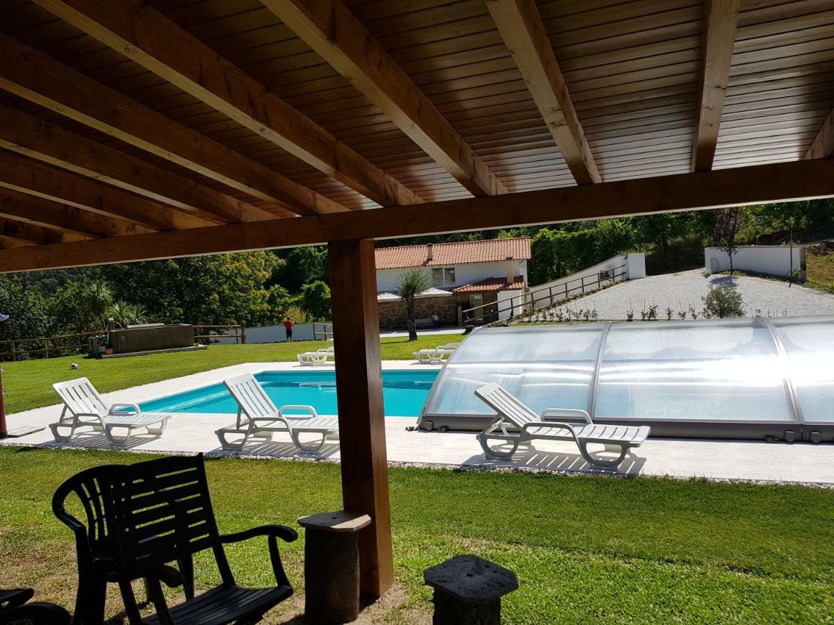 Quinta Da Tormenta -14 Pessoas- Cabeceiras De Basto 2 Casas E Piscina Privada Vila Exterior foto
